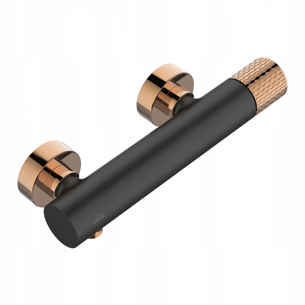 INVENA BATERIA NATRYSKOWA MOONLIGHT INVENA TREND CZARNA / ROSE GOLD