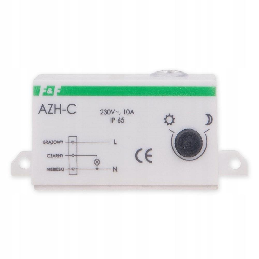 Automat zmierzchowy AZH-C I=10A, obudowa hermetyczna, przewód przyłączeniow
