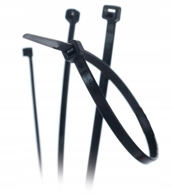 ONNLINE Opaska kablowa CV-430 STW (432x4,8mm) (UV) czarna OPK=100SZT.