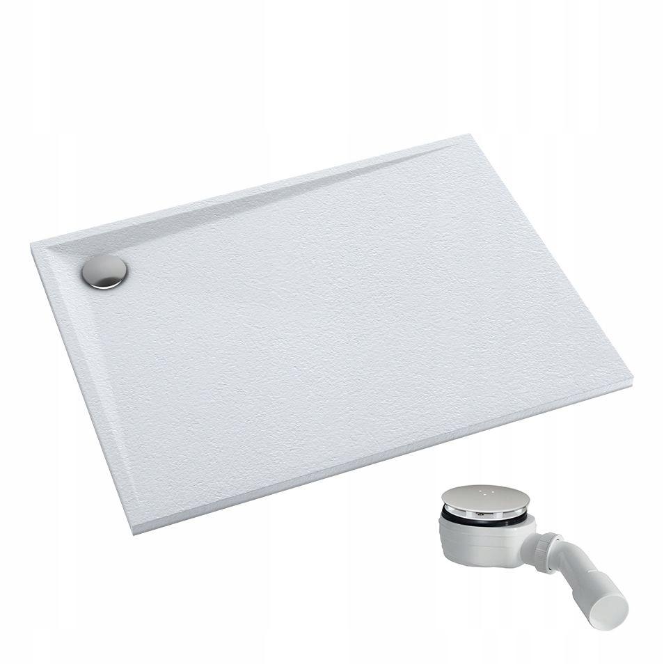 SCHEDPOL Brodzik kompozytowy Etrusco Stabilsound Plus 90x100x3 cm prostokąt