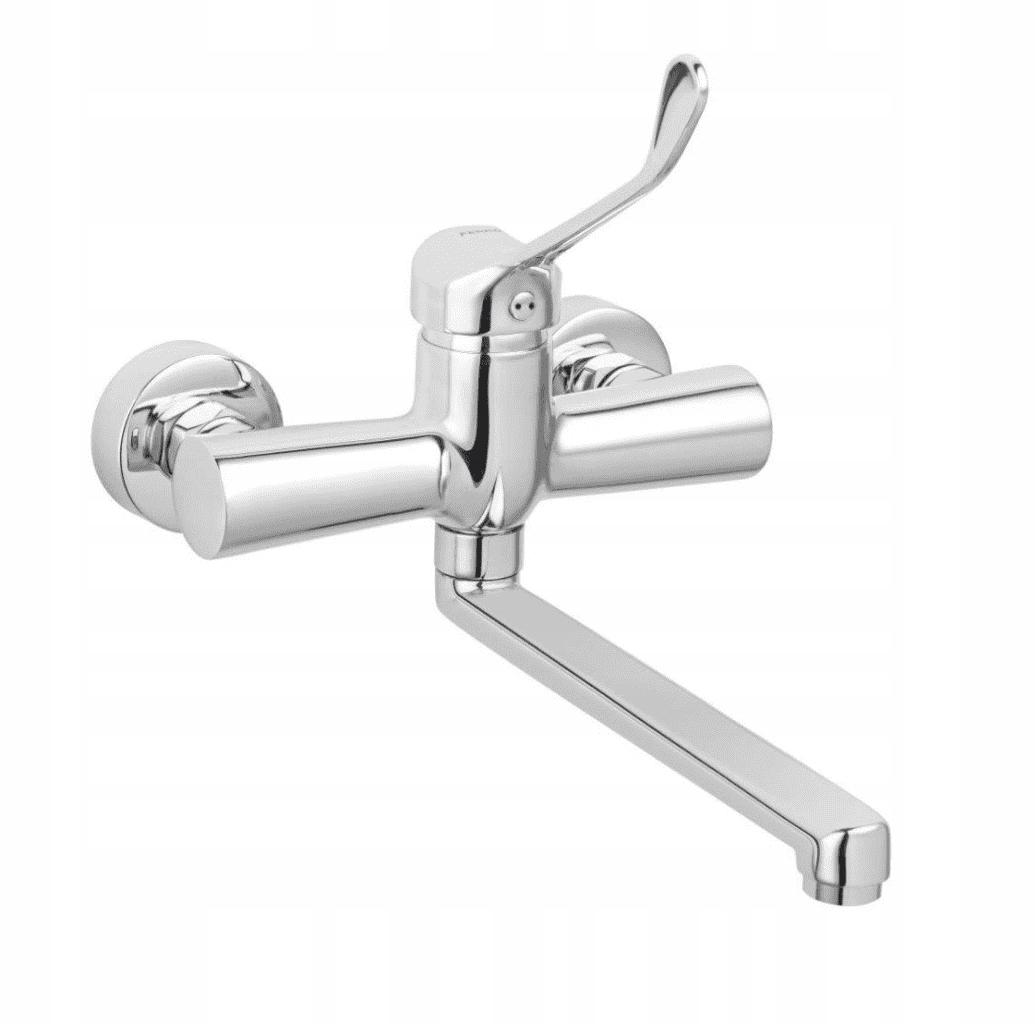 FERRO Bateria zlewozmywakowa ALGEO MEDICO ścienna, chrom