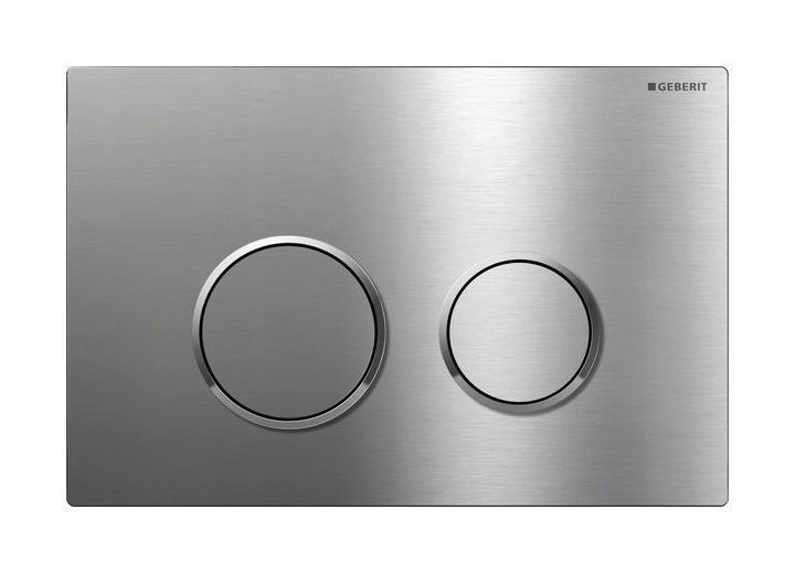 Przycisk spłukujący Sigma20, przedni, stal nierdz.-polerowana-szczot.