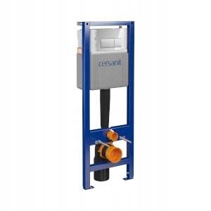 Stelaż Podtynkowy B956 System 40 Mechaniczny Przycisk Chrom Błysk S701-748