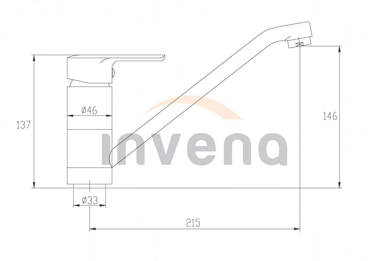 Bateria zlewozmywakowa INVENA VERSO 48h