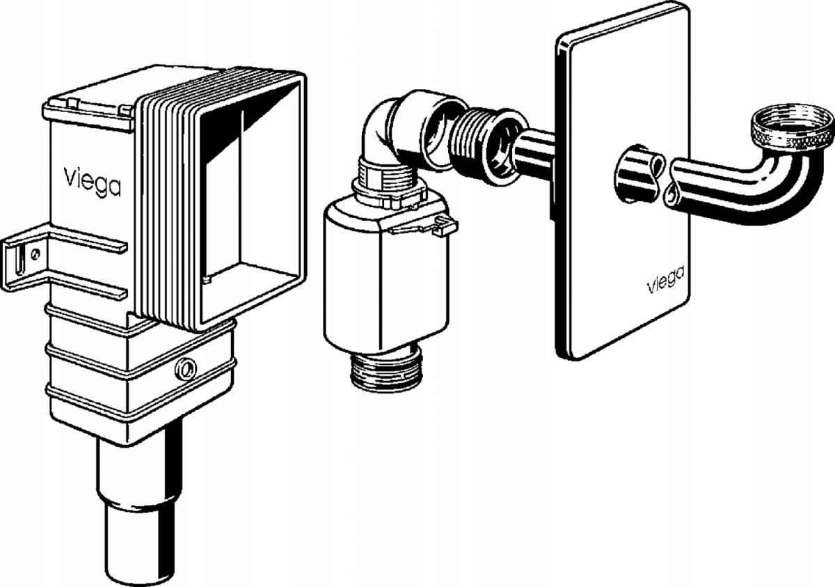 Syfon do umywalki podtynkowy VIEGA 5633.1PL Stary kod - v56331