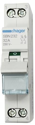 HAGER Rozłącznik izolacyjny modułowy 2P 25A 230V