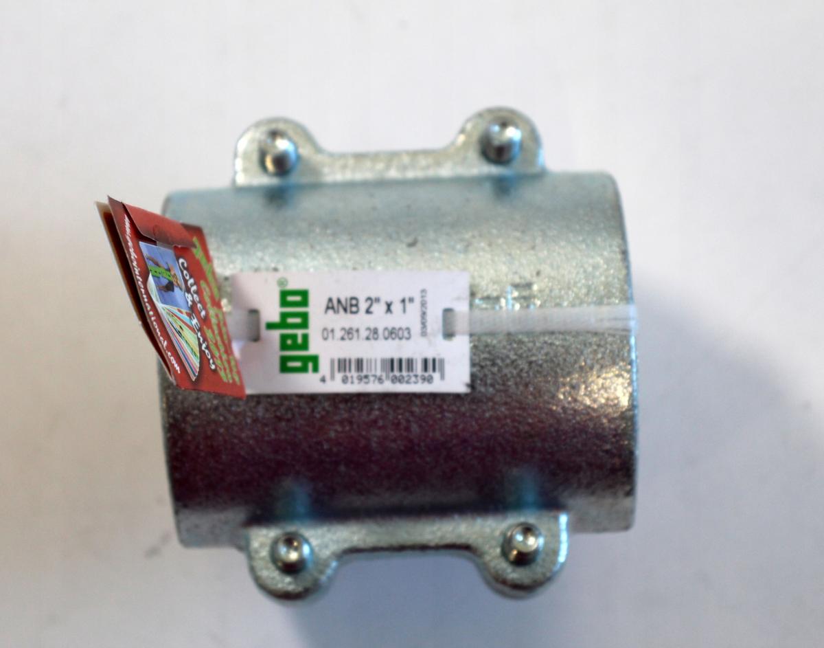 Obejma montażowa Gebo ANB 2x1 do rur stalowych