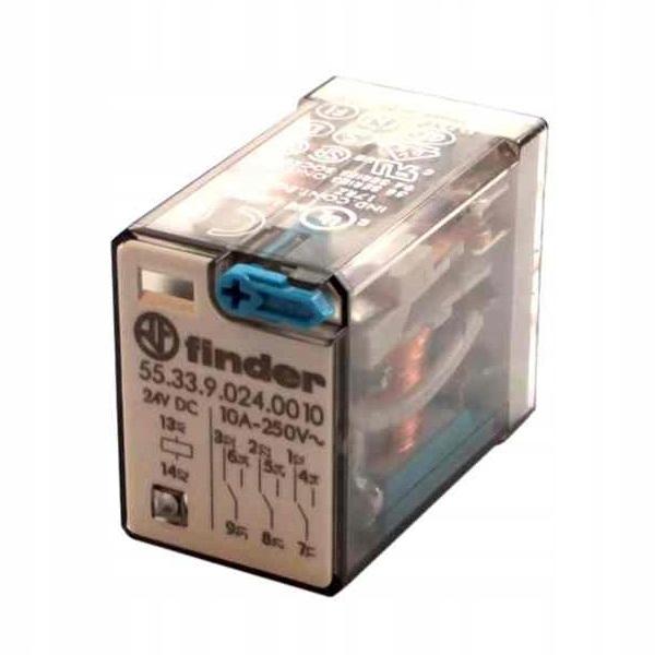 FINDER 55.33.9.024.0010 Przekaźnik 3P 10A 24V DC
