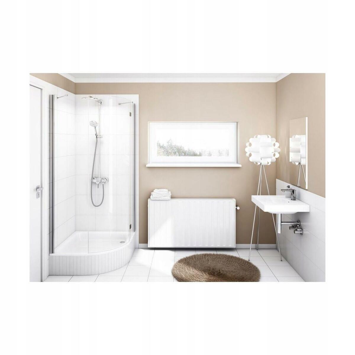 SCHEDPOL Brodzik akryl Grawello z podbudową Stabilsound Plus 80x80 półokrąg