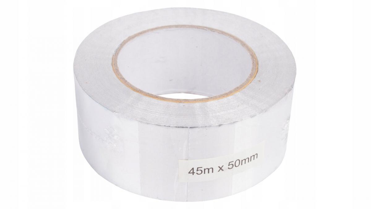 DEVI Taśma aluminiowa samoprzylepna bez nadruku DEVI 50mmx45m