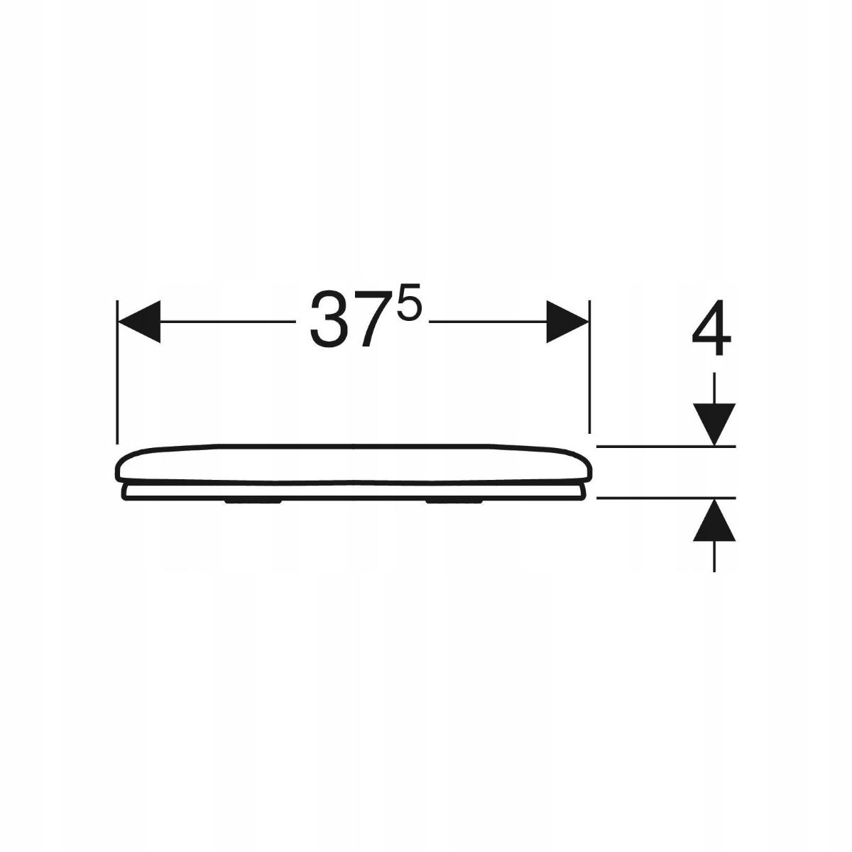 GEBERIT Deska miękka wolnoopadająca KOŁO IDOL 10134000 48h