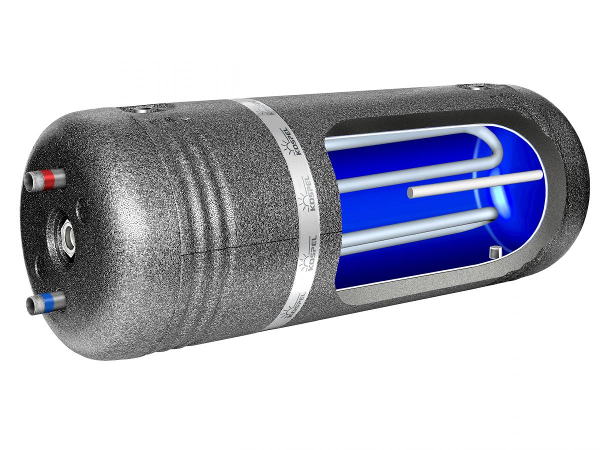 Wymiennik poziomy 127 KOSPEL WW-120 Termo Hit z wężownicą