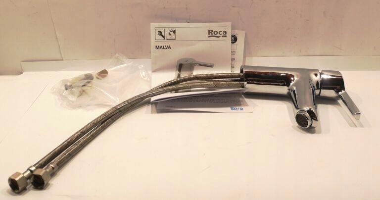 Bateria umywalkowa stojąca ROCA ONA 1-uchwytowa 1-otworowa chrom