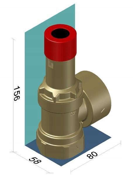 SYR Zawór bezpieczeństwa 1915 6,0bar, 5/4 cala