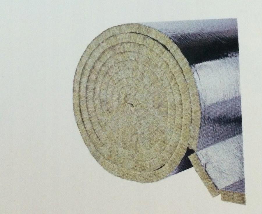 Mata z wełny skalnej jednostronnie pokryta folia aluminowa z klejem Paroc H