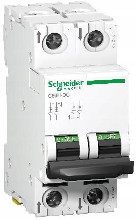 SCHNEIDER ELECTRIC Wyłącznik nadprądowy C60H-DC-C10-2 C 10A 2-biegunowy