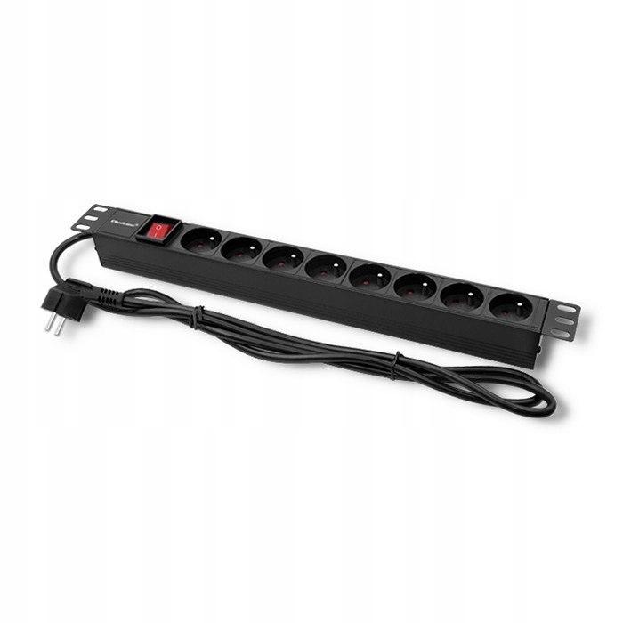 QOLTEC Listwa antyprzepięciowa Quick Switch 8 gniazd 2.5m