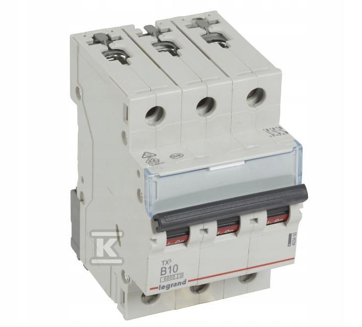 LEGRAND Wyłącznik nadprądowy S 303 3P B 10A 6000A TX3