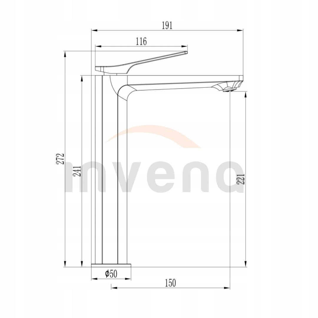 Bateria umywalkowa INVENA NERI 48h
