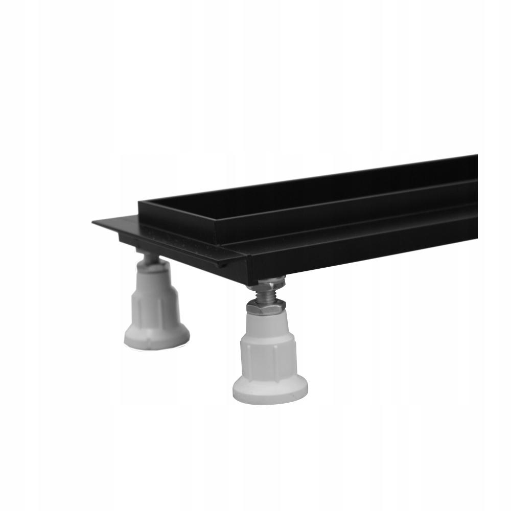 Odpływ liniowy OLP70 / CST-LOW Standard Plus Black 70x8x7 cm Base-Low Blac