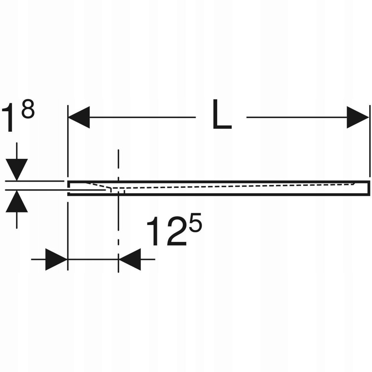 GEBERIT Brodzik kwadratowy Sestra 90x90 cm, szary