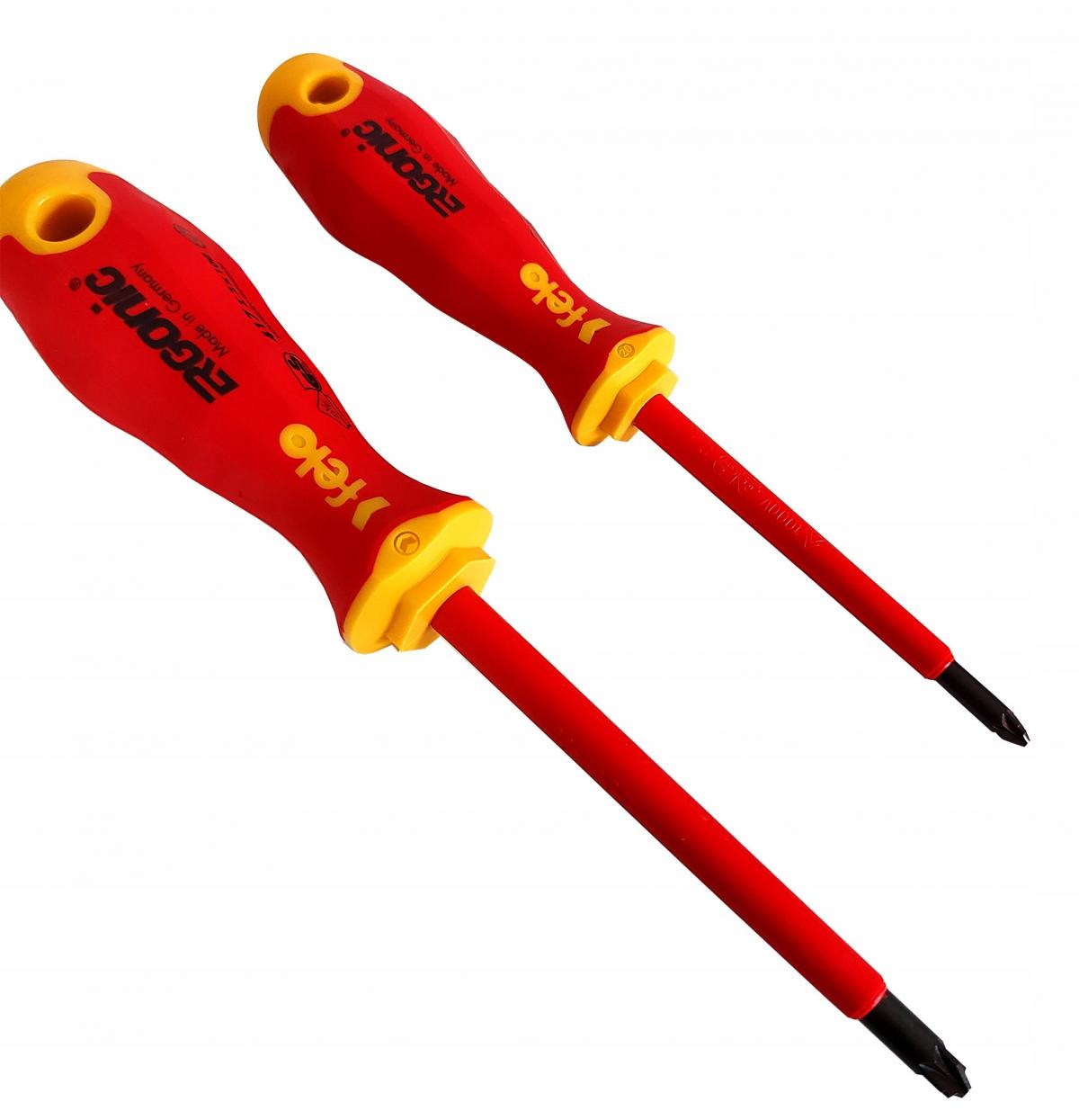 Zestaw dwóch wkrętaków FELO Ergonic VDE plus/minus Z1/Z2
