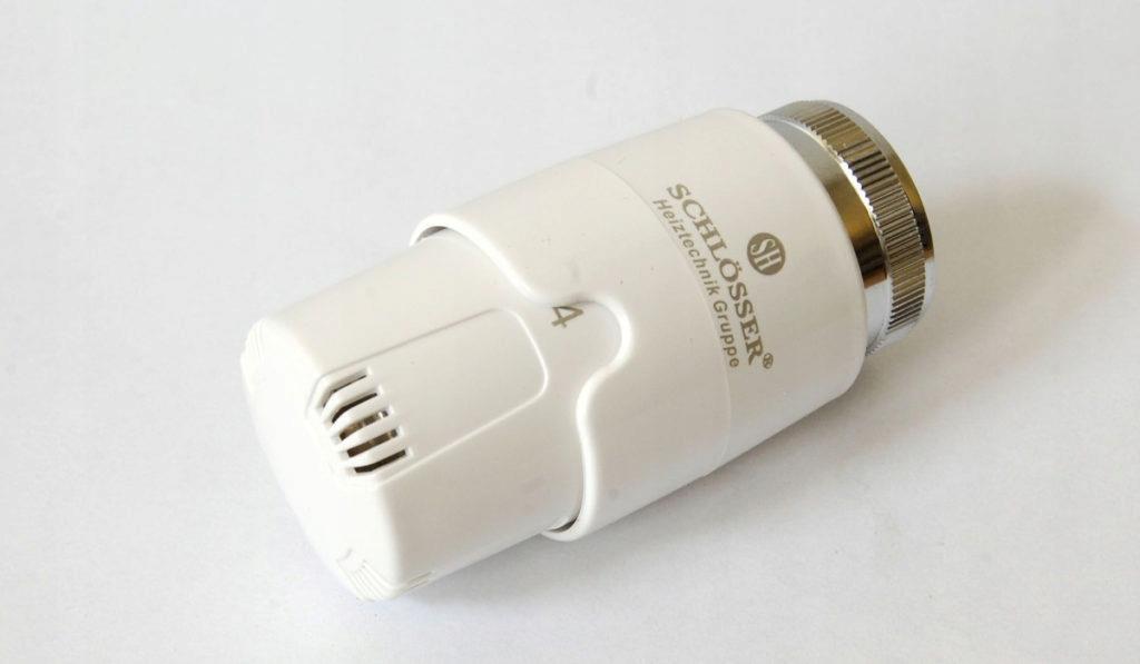 GŁOWICA TERMOSTATYCZNA SCHLOSSER TERMOSTAT M-30x1,5 BIAŁA