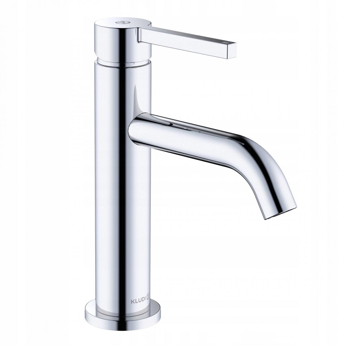 Bateria umywalkowa KLUDI NOVA FONTE Pura 1-uchwyt 1-otw chrom z zest odpływ