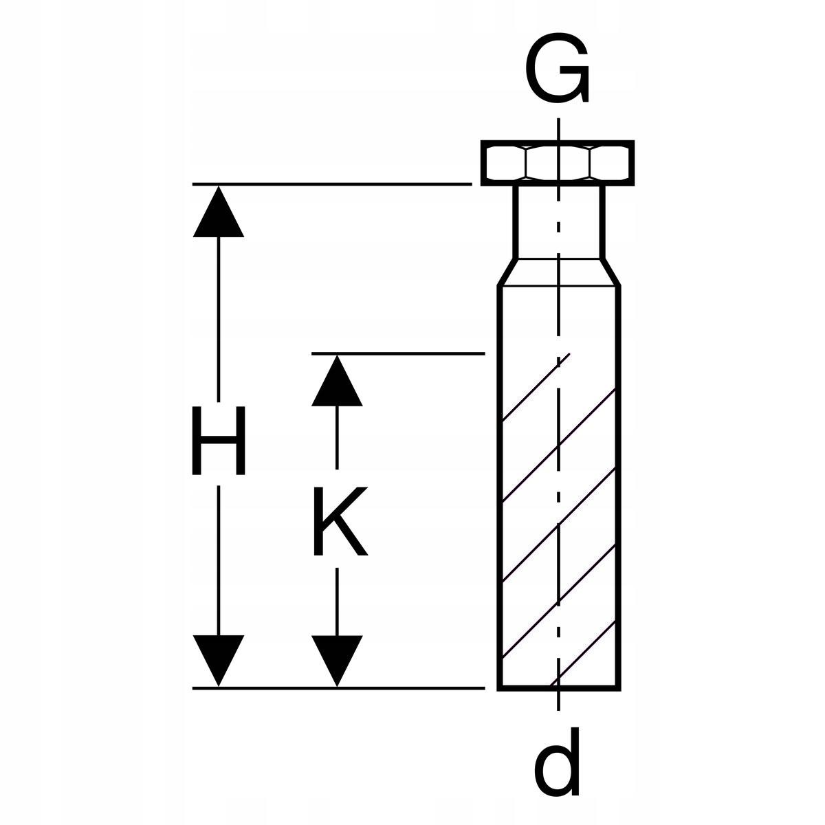 Króciec przyłączeniowy PE z przeciwnakrętką i uszczelką d50x2