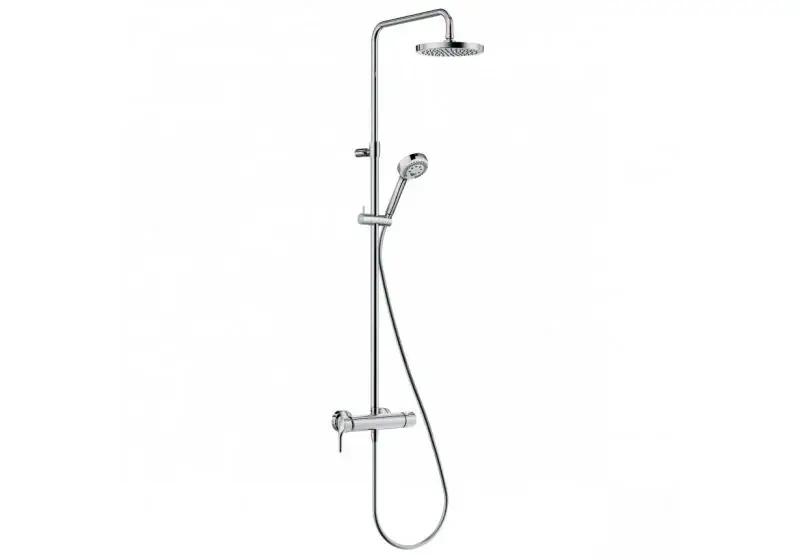 Zestaw prysznicowy naścienny KLUDI LOGO DUAL SHOWER SYSTEM chrom