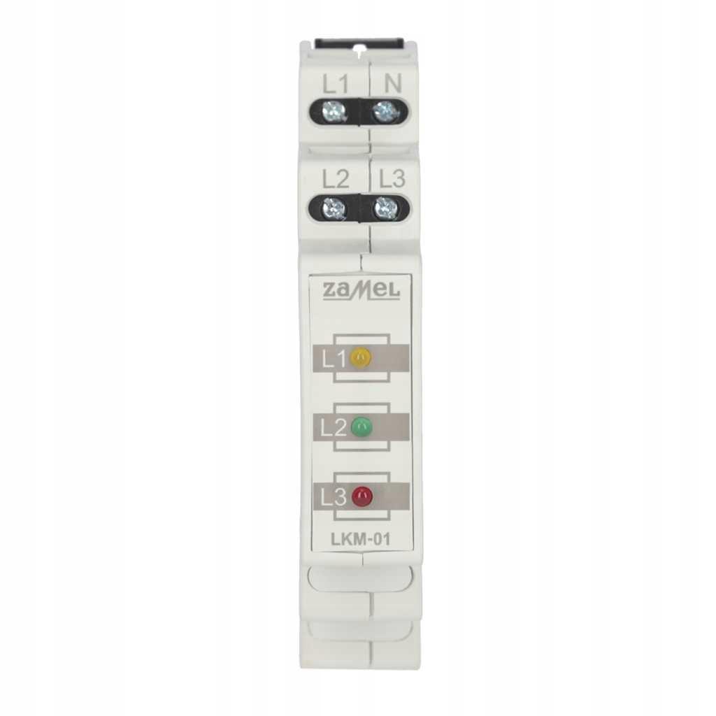 Wskaźnik zasilania 230V/400V LED czerwona/zielona/żółta TN Typ: LKM-01-40