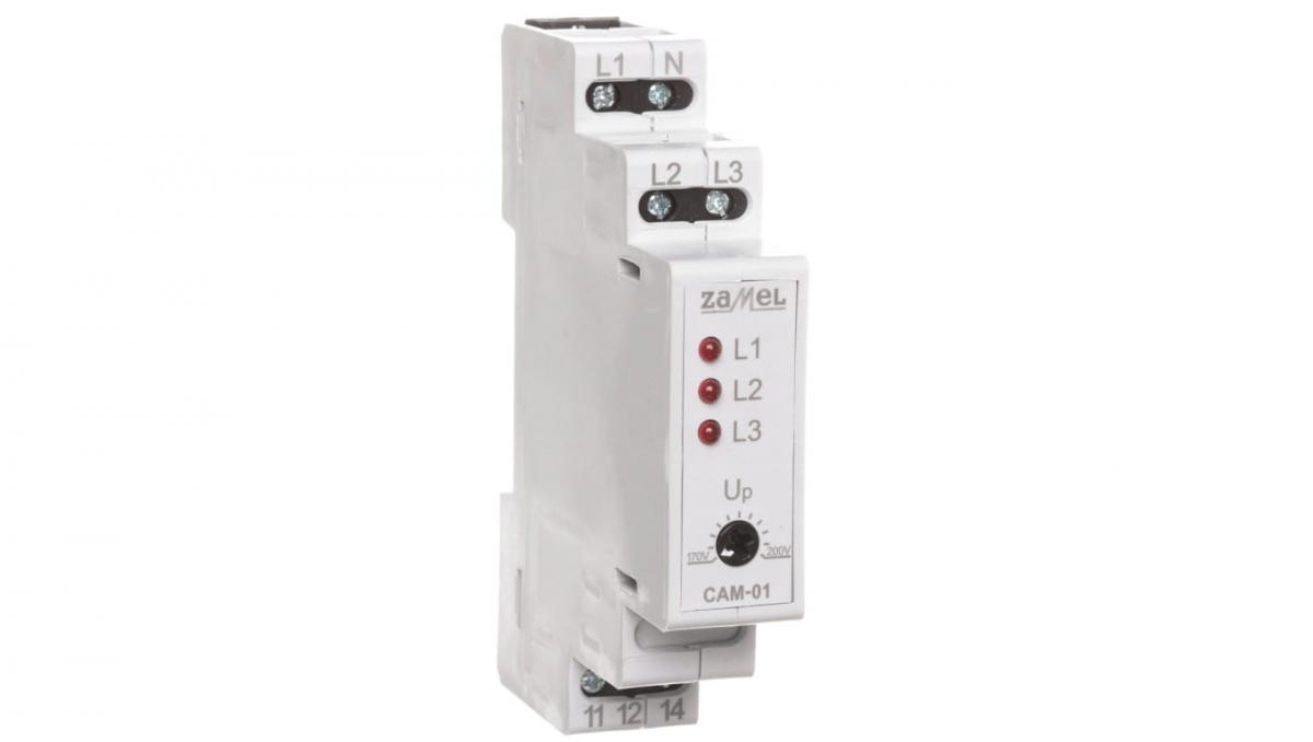 ZAMEL Czujnik asymetrii FAZ 230/400V AC Typ: CAM-01