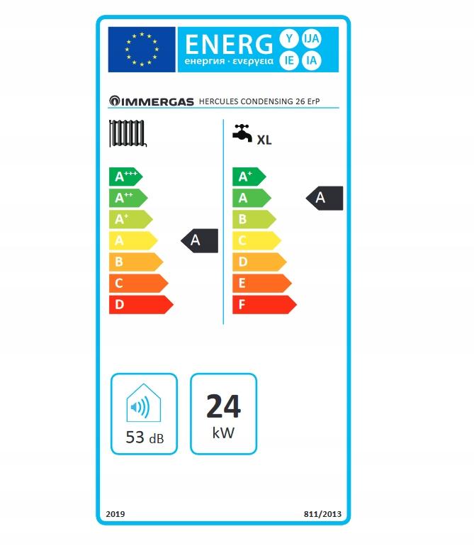 IMMERGAS HERCULES CONDENSING 26 3 ERP 2-f 48h