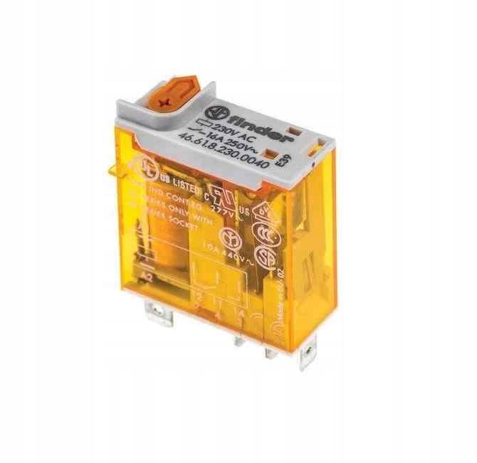 FINDER 46.61.8.230.0040 Przekaźnik 1P 16A 230V AC