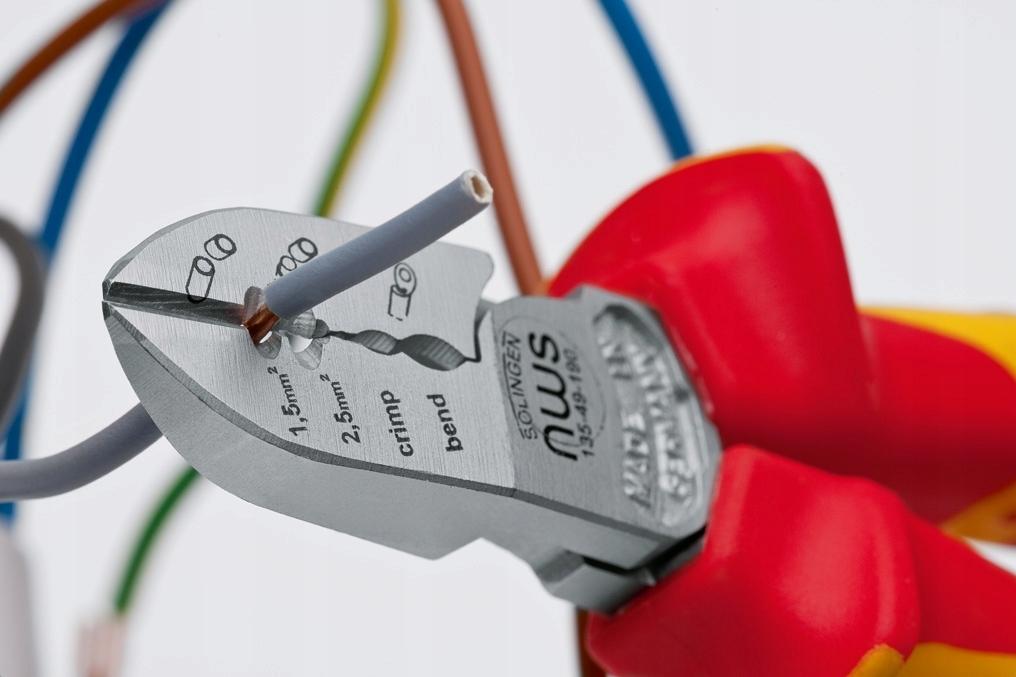 Obcinaczki boczne VDE 190, główka chrom 190mm 48h