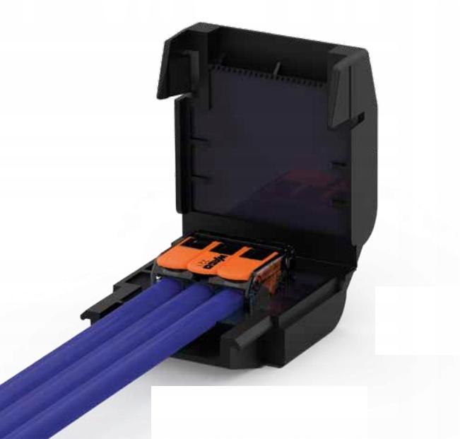 CELLPACK Puszka żelowa EASY-PROTECT 323 ze złączkami WAGO-COMPACT 221-413