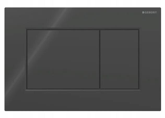 Przycisk uruchamiający GEBERIT Sigma01 prostokątny czarny