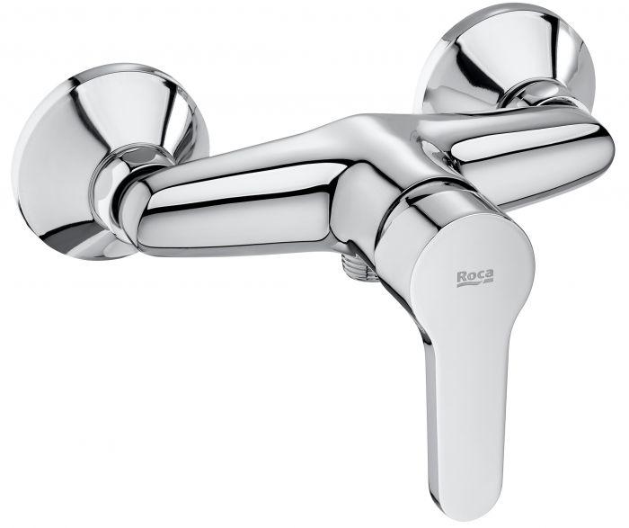 Bateria natryskowa ścianna ARMATURA KRAKÓW STANDARD 2-uchwytowa chrom