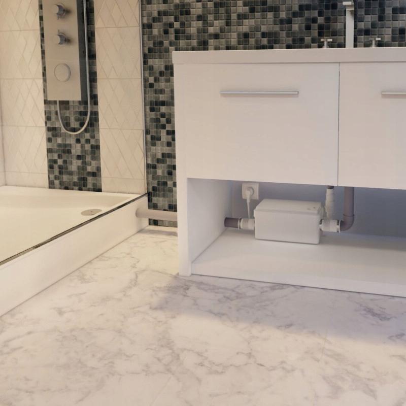 Pompa SFA Sanidouche do umywalki lub brodzika prysznicowego D2 48h