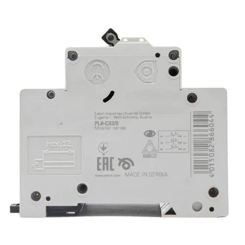 EATON Wyłącznik nadprądowy 6kA PL6-C32/3