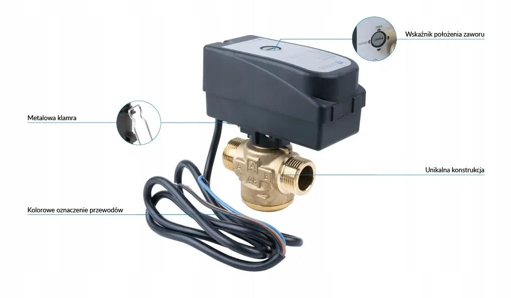 Zawór strefowy AFRISO 2-drogowy AZV 442 DN15 1644200 Gz3/4 48h