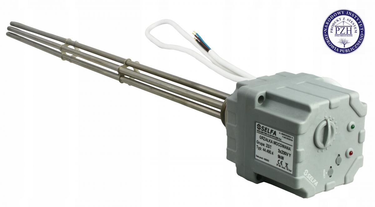 GALMET Komplet elektryczny z grzałką 9kW 230/400V - K6/4