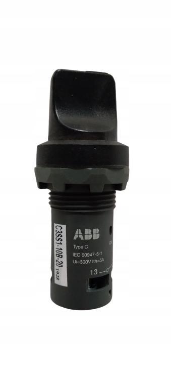 ABB Przełącznik obrotowy 3poz.2NO czarny C3SS1-10B-20