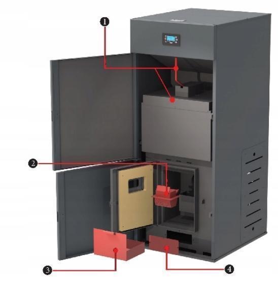 Kocioł C.O PELLET FERROLI BIOPELLET 24kW PRO 48h