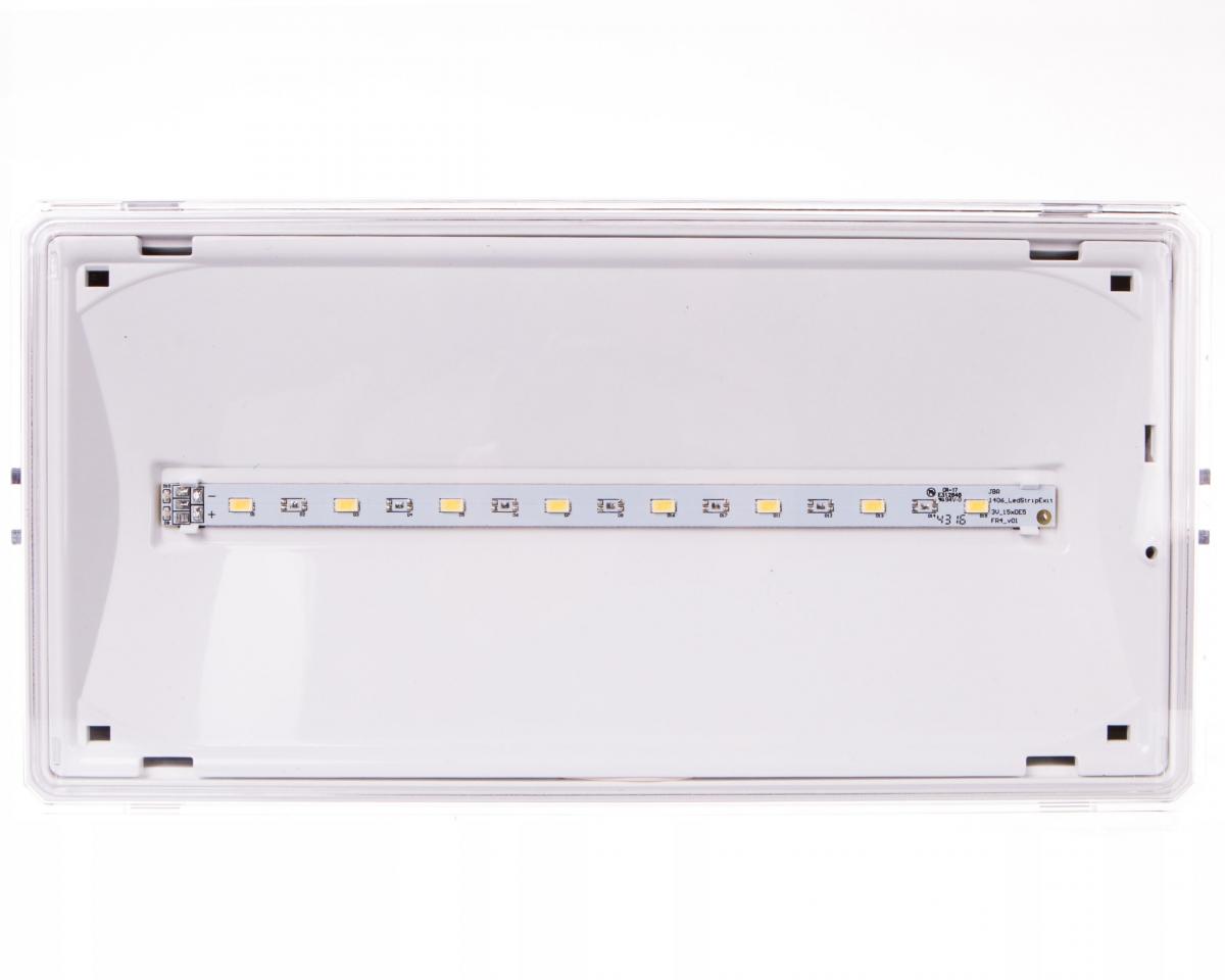 AWEX Oprawa EXIT IP65 ECO LED 3W 1h jednozadaniowa biała