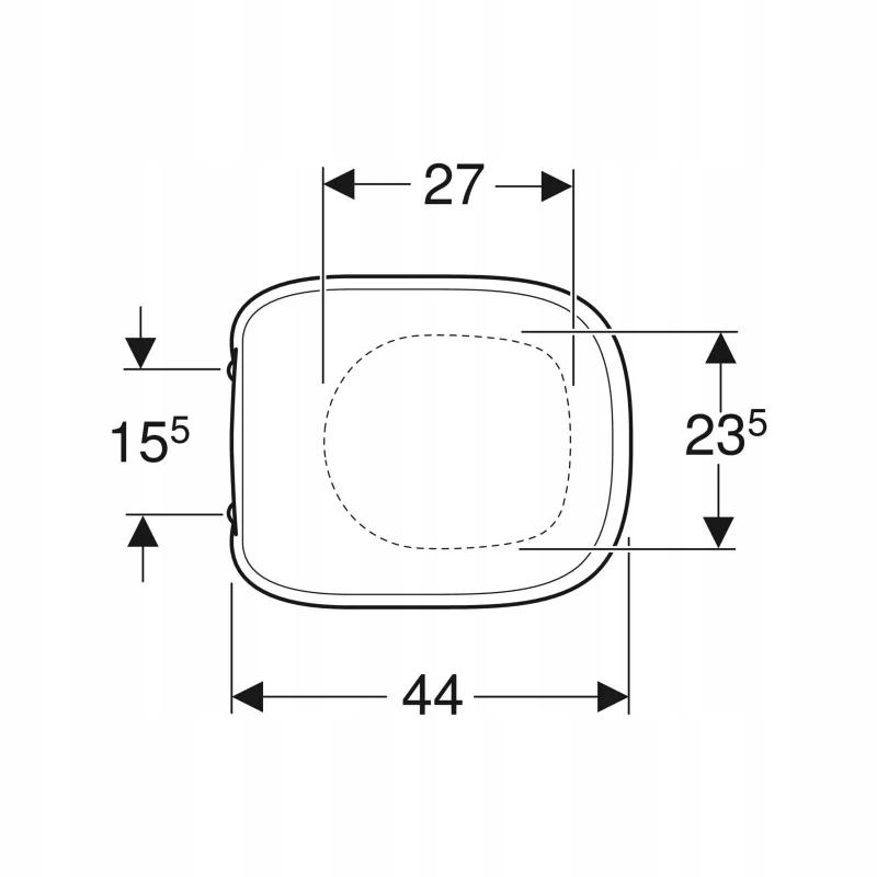 GEBERIT Deska sedesowa FANTASIA wolnoopadająca 500.867.00.1 48h