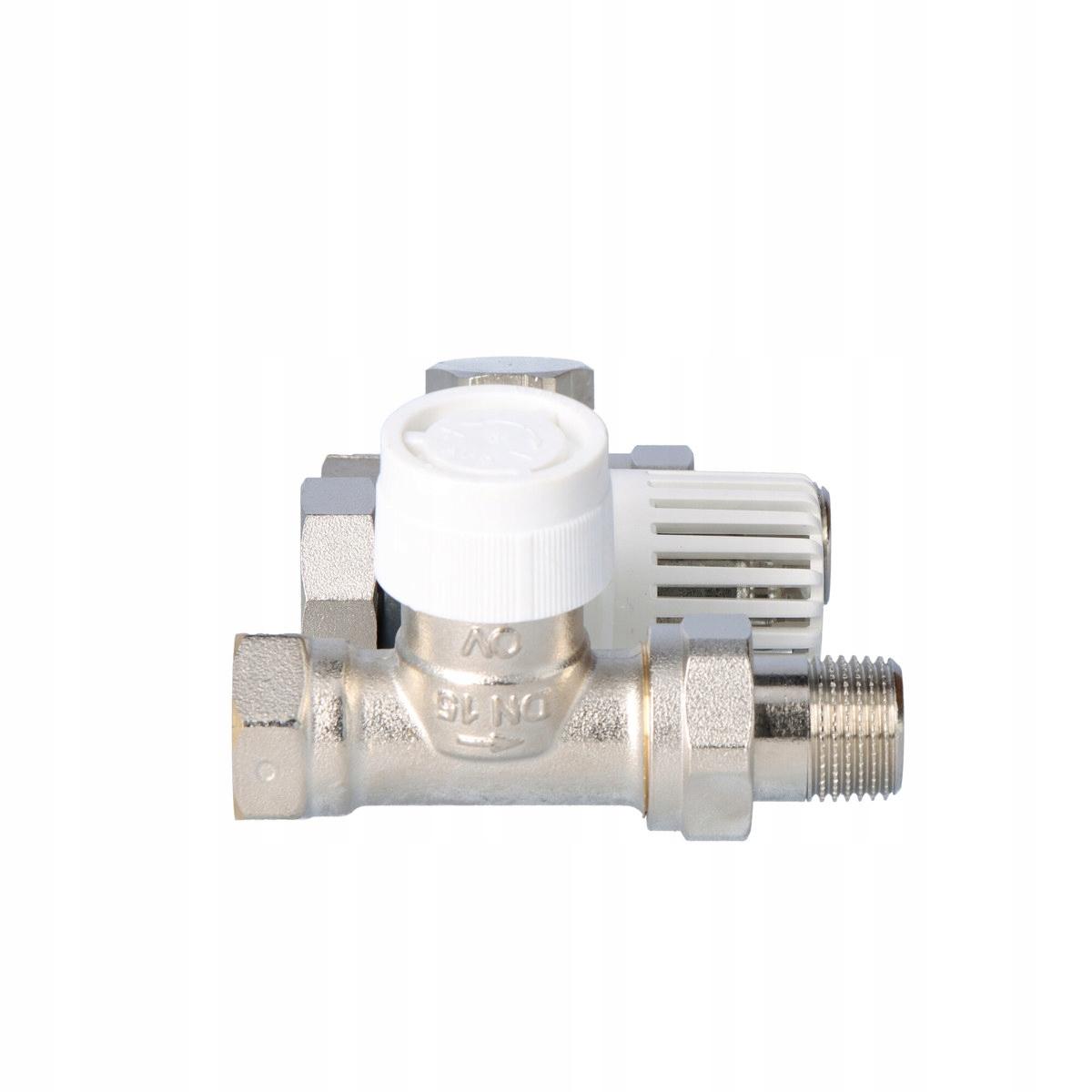 Zestaw grzejnikowy DN 15 prosty (Vindo TH 0 1-5, zawór AV9, Combi 2)