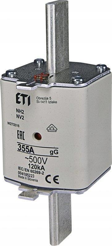 ETI Wkładka topikowa przemysłowa zwłoczna KOMBI NH2 gG 250A/500V