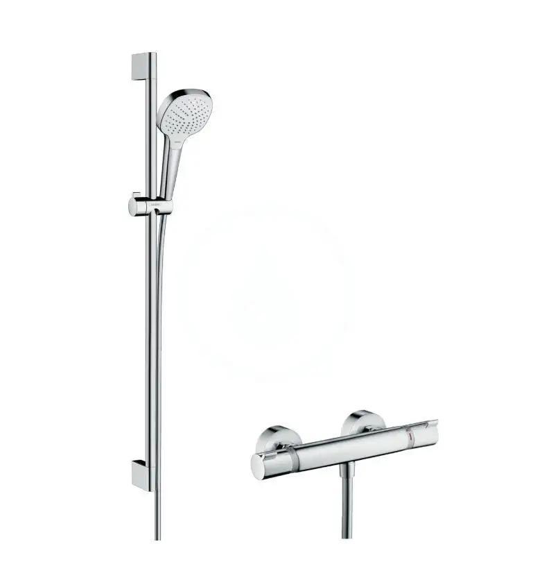 Zestaw prysznicowy HANSGROHE Croma Select E Vario/Ecostat Combi biały/chrom