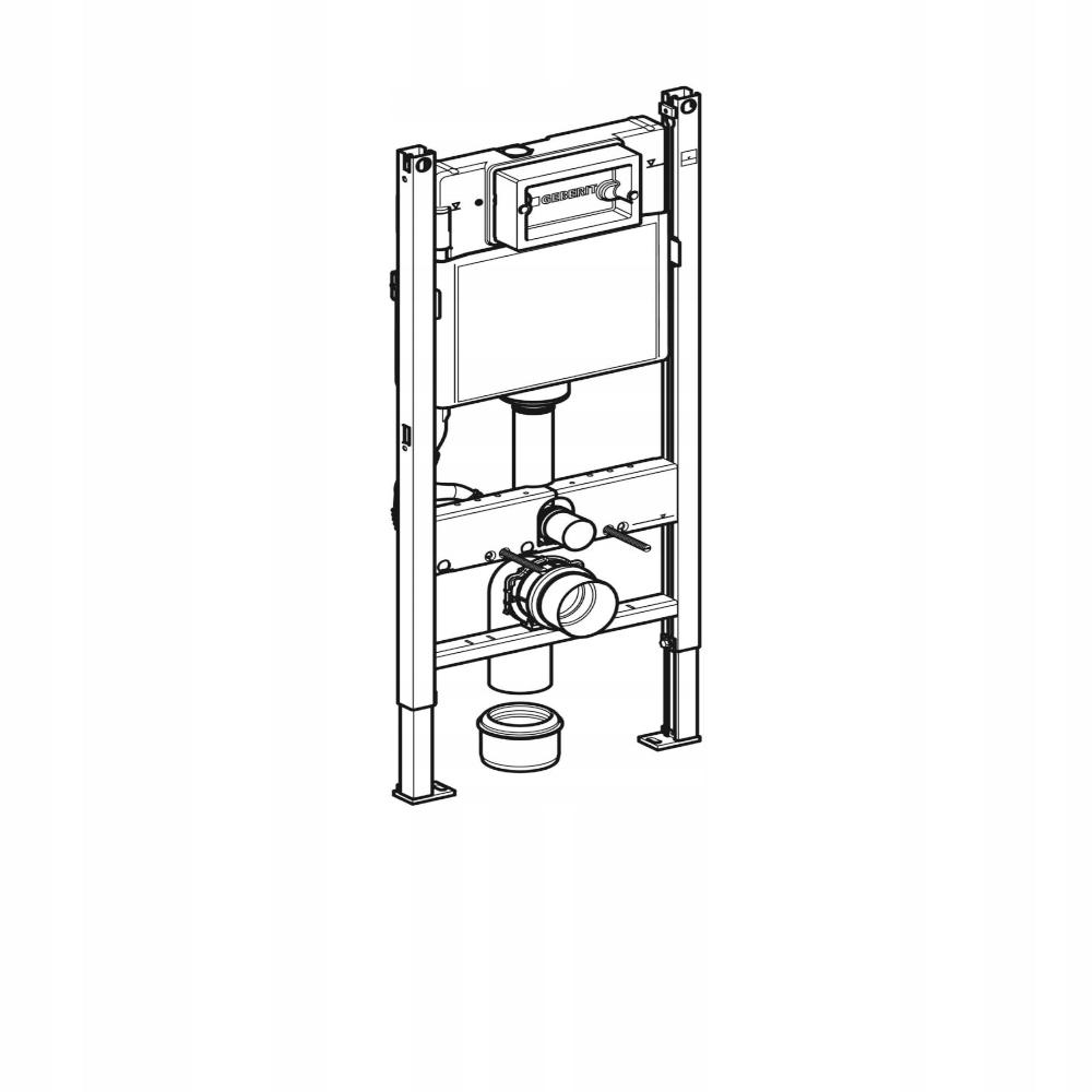 GEBERIT Element montażowy DuofixBasic do WC Delta 12cm H112 48h
